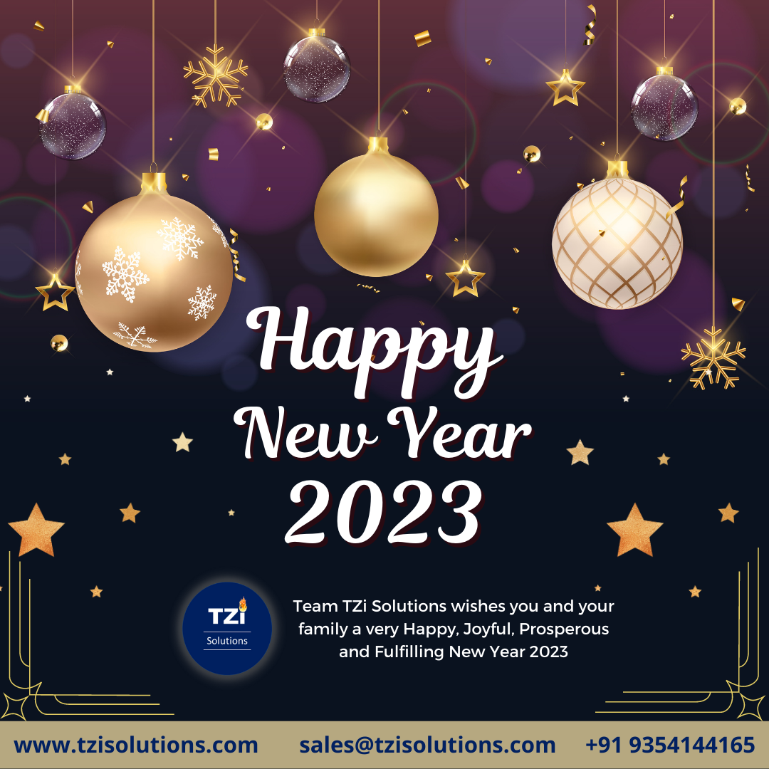 Happy New Year from TZi Solutions - A Website Application and Mobile Application Development Company